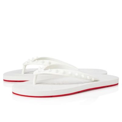 Zapatos Planos Loubi Flip Christian Louboutin Mujer - Blancos - 3200517WH43